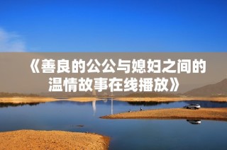 《善良的公公与媳妇之间的温情故事在线播放》