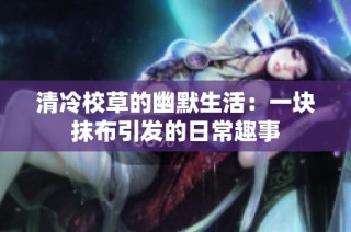 清冷校草的幽默生活：一块抹布引发的日常趣事