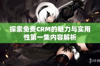 探索免费CRM的魅力与实用性第一集内容解析