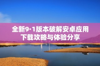 全新9·1版本破解安卓应用下载攻略与体验分享
