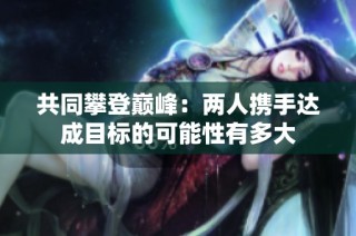 共同攀登巅峰：两人携手达成目标的可能性有多大