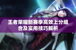 王者荣耀新赛季高效上分组合及实用技巧解析