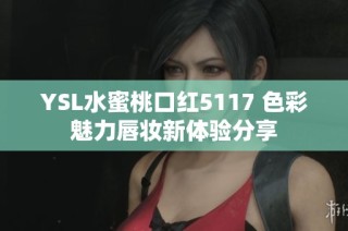 YSL水蜜桃口红5117 色彩魅力唇妆新体验分享
