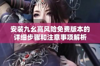 安装九幺高风险免费版本的详细步骤和注意事项解析