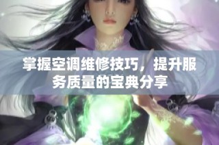 掌握空调维修技巧，提升服务质量的宝典分享