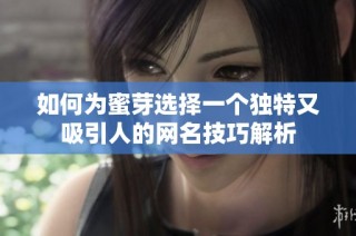 如何为蜜芽选择一个独特又吸引人的网名技巧解析