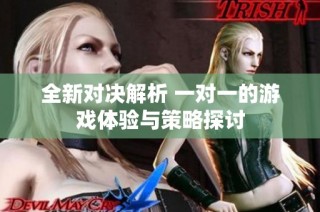 全新对决解析 一对一的游戏体验与策略探讨
