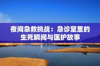 夜间急救挑战：急诊室里的生死瞬间与医护故事