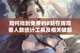 如何找到免费的B站在线观看人数统计工具及相关破解方法