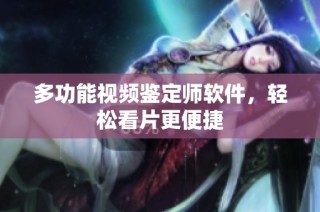 多功能视频鉴定师软件，轻松看片更便捷