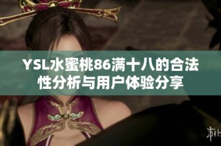 YSL水蜜桃86满十八的合法性分析与用户体验分享