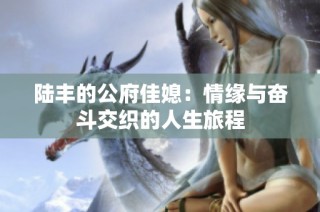 陆丰的公府佳媳：情缘与奋斗交织的人生旅程