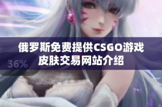 俄罗斯免费提供CSGO游戏皮肤交易网站介绍