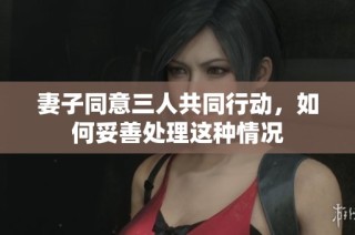 妻子同意三人共同行动，如何妥善处理这种情况