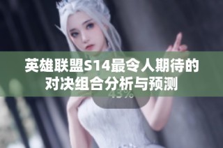 英雄联盟S14最令人期待的对决组合分析与预测