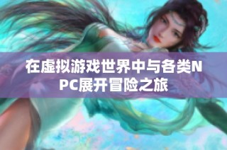 在虚拟游戏世界中与各类NPC展开冒险之旅