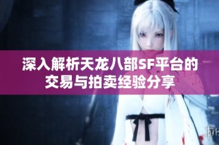 深入解析天龙八部SF平台的交易与拍卖经验分享