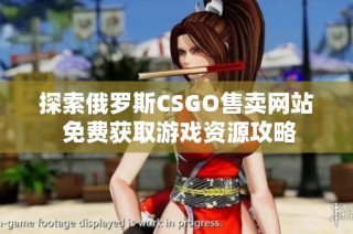 探索俄罗斯CSGO售卖网站 免费获取游戏资源攻略