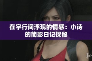 在字行间浮现的情感：小诗的简影日记探秘