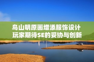 鸟山明原画增添服饰设计 玩家期待SE的妥协与创新