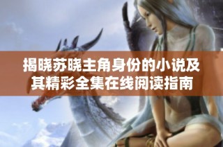 揭晓苏晓主角身份的小说及其精彩全集在线阅读指南