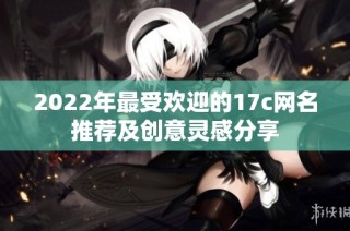 2022年最受欢迎的17c网名推荐及创意灵感分享