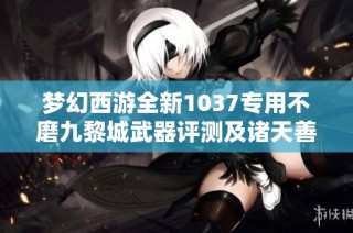 梦幻西游全新1037专用不磨九黎城武器评测及诸天善恶童子分析