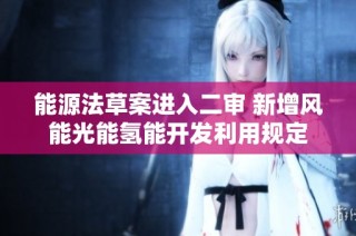 能源法草案进入二审 新增风能光能氢能开发利用规定
