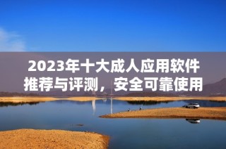 2023年十大成人应用软件推荐与评测，安全可靠使用指南