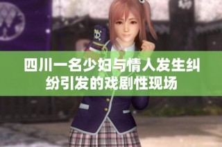 四川一名少妇与情人发生纠纷引发的戏剧性现场