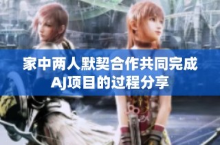 家中两人默契合作共同完成AJ项目的过程分享