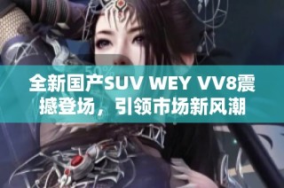 全新国产SUV WEY VV8震撼登场，引领市场新风潮