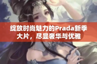 绽放时尚魅力的Prada新季大片，尽显奢华与优雅