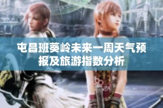屯昌班葵岭未来一周天气预报及旅游指数分析
