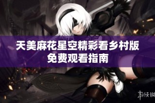 天美麻花星空精彩看乡村版免费观看指南