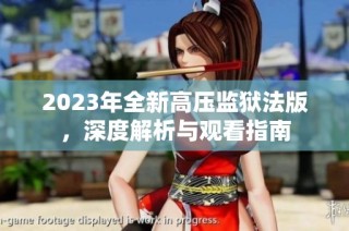 2023年全新高压监狱法版，深度解析与观看指南