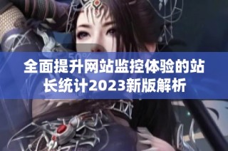 全面提升网站监控体验的站长统计2023新版解析