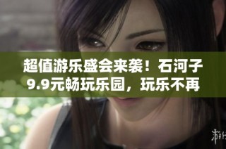 超值游乐盛会来袭！石河子9.9元畅玩乐园，玩乐不再愁