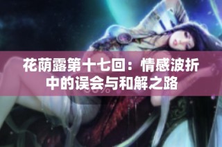 花荫露第十七回：情感波折中的误会与和解之路