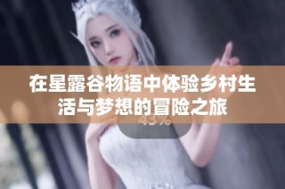 在星露谷物语中体验乡村生活与梦想的冒险之旅