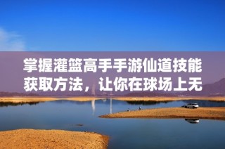 掌握灌篮高手手游仙道技能获取方法，让你在球场上无敌争锋！