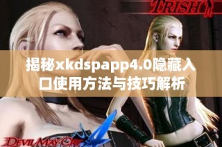 揭秘xkdspapp4.0隐藏入口使用方法与技巧解析
