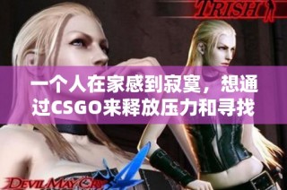 一个人在家感到寂寞，想通过CSGO来释放压力和寻找乐趣