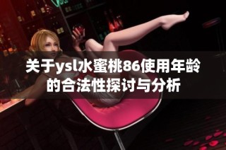关于ysl水蜜桃86使用年龄的合法性探讨与分析