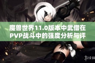 魔兽世界11.0版本中武僧在PVP战斗中的强度分析与评价