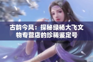 古韵今风：探秘绿杨大飞文物专营店的珍稀鉴定号