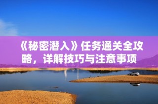 《秘密潜入》任务通关全攻略，详解技巧与注意事项