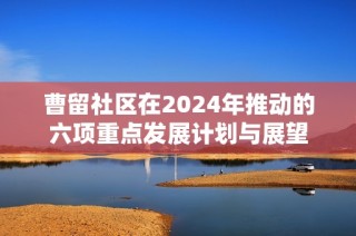 曹留社区在2024年推动的六项重点发展计划与展望