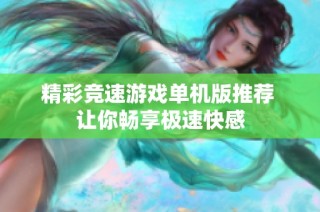 精彩竞速游戏单机版推荐 让你畅享极速快感
