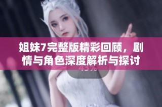 姐妹7完整版精彩回顾，剧情与角色深度解析与探讨